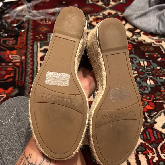 Franco Sarto Platform Animal Print Sandals - Picture 9 of 11